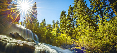 Medium small lone pine creek