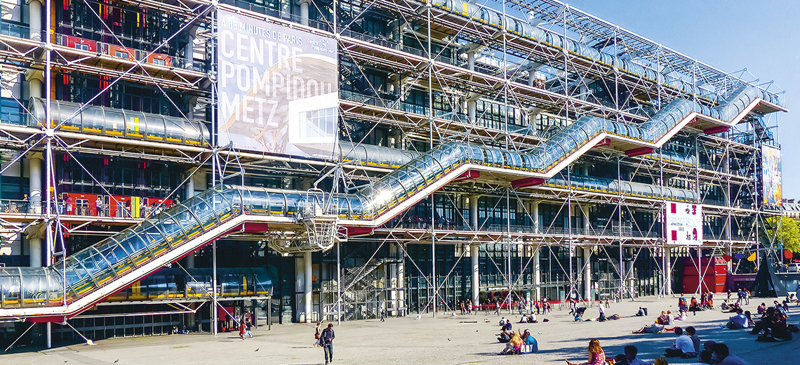 Large center pompidou