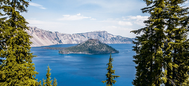 Medium small crater lake